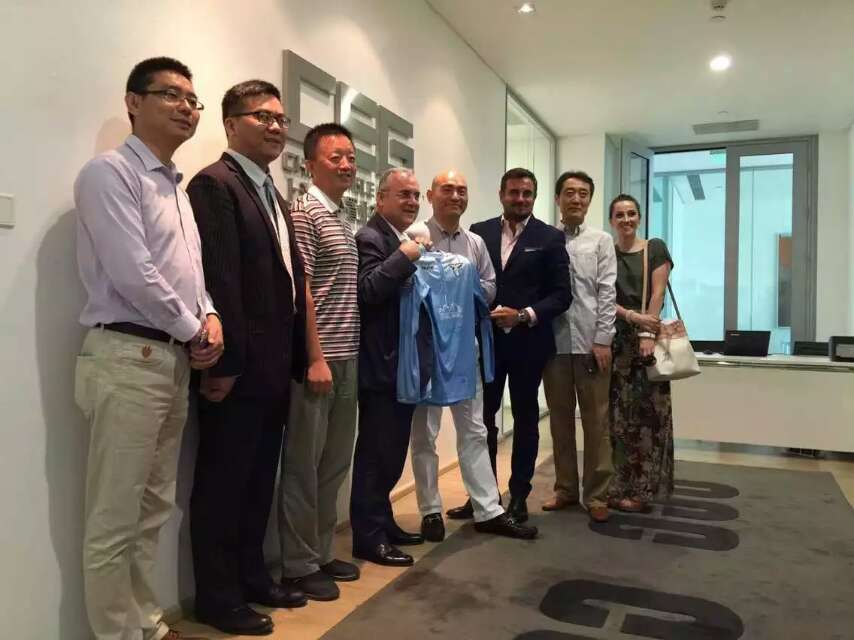 Mr. Matteo Zhi, Partner of the D’Andrea & Partners Law Firm accompanied S.S Lazio President Mr. Claudio Lotito to visit China Eagle Group