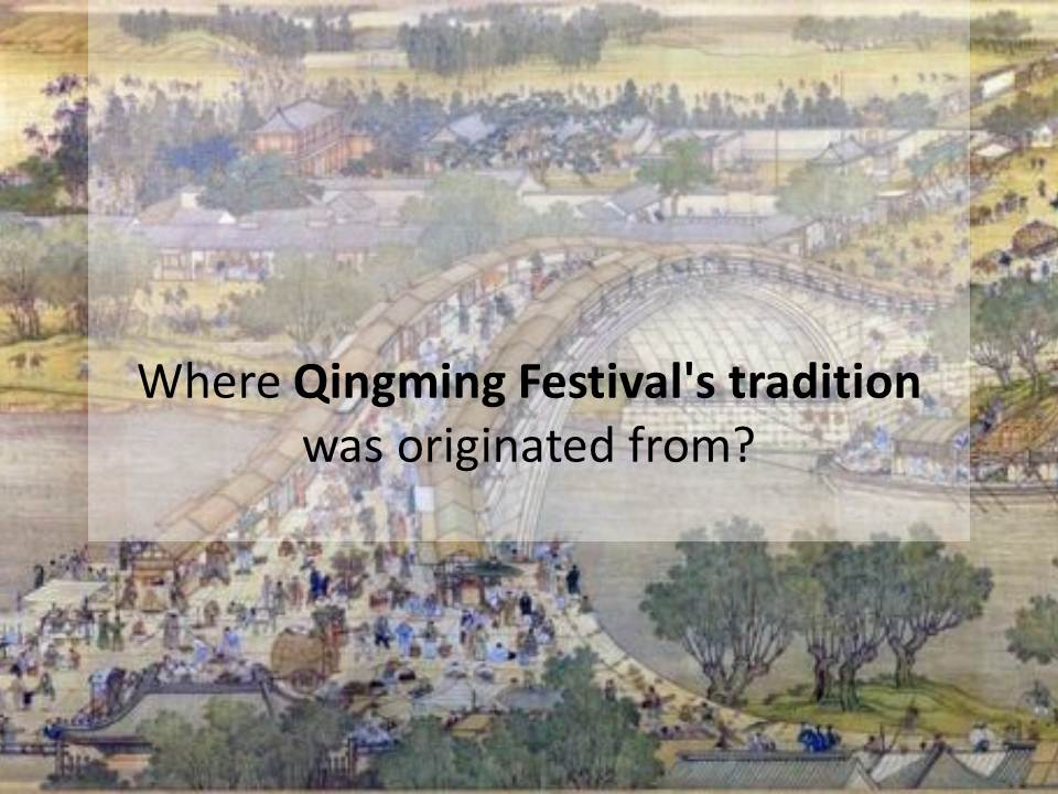 Where Qingming Festival’s tradition was originated from?