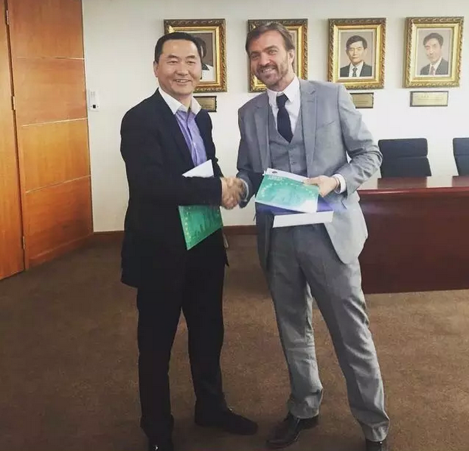 Mr. Carlo Diego D’Andrea meet the President of the Shanghai BAR Association, Mr. David Yu