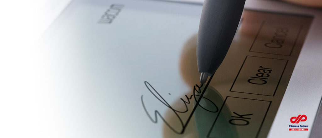 Electronic Signature – A “New” Way of Doing Business